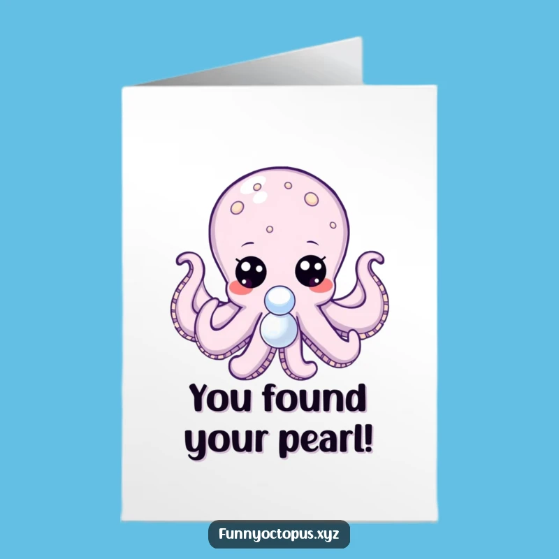 Free Printable Congrats Card: Focused Octopus, Valuable Downloadable Gift for Success