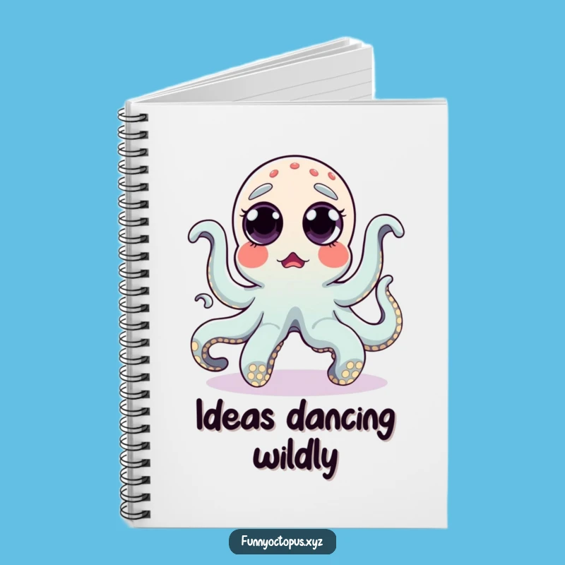 Funny Surprised Octopus Notebook - Jot Down Shocking Ideas